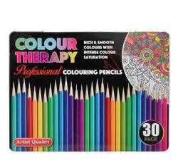Therapy Pencil Crayons 30 In Tin Box