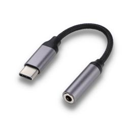 KL-O09-1 Usb-c Type-c Male To 3.5MM Female Aux Audio Adapter For Huawei Mate 20 P30 Pro Xiaomi MI6 8 9SE Length: About 10CM