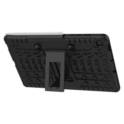 Tuff-luv Rugged Case & Stand For Samsung Galaxy Tab S6 Lite 2020 Model P615 P610 - Black