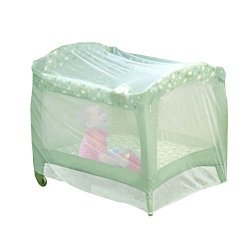 Nuby Baby Playpen Netting Universal Size White Pack N Play Mosquito Net Tent Play Yard Kid Insect Mesh Cover