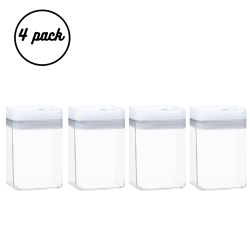 Pack Of 4 X Narrow 1.7L Container canister Pack