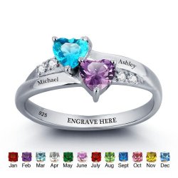 Personalized Rings 5 Designs And Choice Of Birthstones