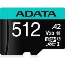 Adata Premier Pro 512GB Class 10 Microsdxc Storage Card