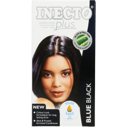 Deals On Inecto Plus Permanent Hair Colour Creme Blue Black 50ml