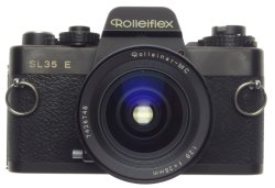 Rolleiflex SL35 E Slr 35MM Film Camera Rolleinar-mc 1:2.8 F=28MM Wide Angle Lens - Other Cameras