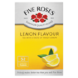 Five Roses Lemon Flavoured Tagless Teabags 52 Pack