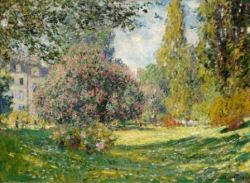 Landscape The Parc Monceau- Claude Monet