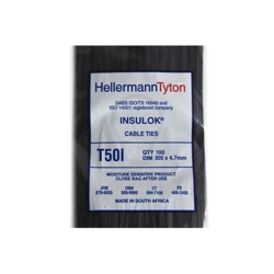 Hellermann T50IBK Cable Tie 4.7mm x 305mm