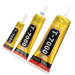 2 x 110ML T 7000 Pone Repair Glue, Multipurpose T-7000 Super Glue Semi  Fluid Black Adhesive for Phone Screen Repair, Craft, Wooden, Leather,  Shoes