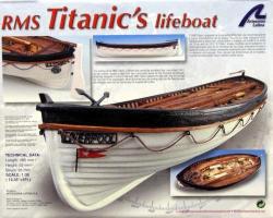 Titanic's Lifeboat 1 35 Scale - Wooden Model Kit Art19016