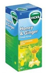 VICKS Cough Remedy Honey & Ginger Syrup 150ml