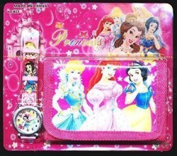 Kids Watch And Wallet Princess