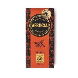 Afrikoa 80% Sugar Free Dark Chocolate 100G Slab