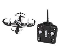 World Tech Toys Nano Prowler 2.4GHZ 4.5 Channel Quad-drone Remote Control Quadcopter Black white 6.75 X 6.75 X 1.5