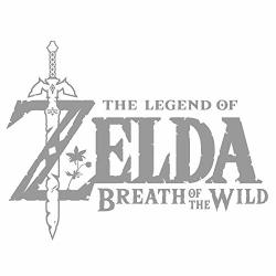 Ruki The Legend Of Zelda Breath Of The Wild Wall Decal Vinyl Sticker Game Room Decor - 32" X 24" Dark Grey