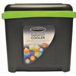 Leisure Quip 26L Cooler Box - Black green