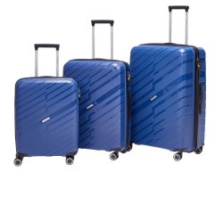 Travelite Travelwize Java Pp 4-WHEEL Spinner 55CM Luggage Azure