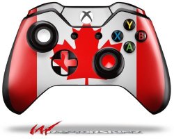 Canadian Canada Flag - Decal Style Skin Fits Microsoft Xbox One Wireless Controller Controller Not Included