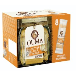 Ouma - Buttermilk Sliced Rusks 8 X 240G