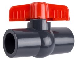 Pvc Solvent Ball Valve - 15MM Pipe Size 20MM 5 Piece Pack