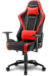 Sharkoon Skiller SGS2 Steel Frame With Moulded Foam Gaming Chair - Black red Steel Frame Construction Fabric Seat Cover Material Adjustable Armrests: 3D Conventional Tilt