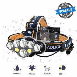 8 led headlamp