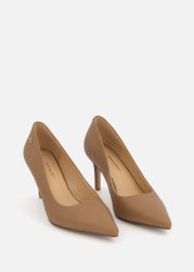 Leather Pointy Court Shoes