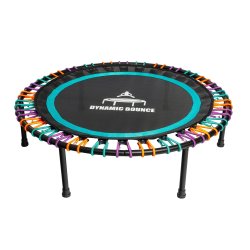 Round Turquoise Multi Colour MINI Trampoline Rebounder Without Handle