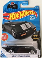 Hot Wheels 2018 Dc Batman Batman: The Animated Series Batmobile 256 365 Black