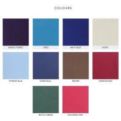 Microfibre Fitted Sheet- Queen Assorted Colours - Powder Blue
