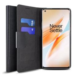 Leather-style Oneplus 8 Pro Wallet Stand Case Black Special Import