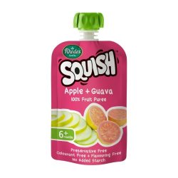 Rhodes Squish 100% Fruit Puree Apple And Guava 110ML
