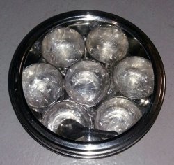 Stainless Steel Spice Container 18 Cm Diameter With See Through Lid