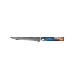 Premium 6 Boning Knife W Resin Handle & Damascus Blade