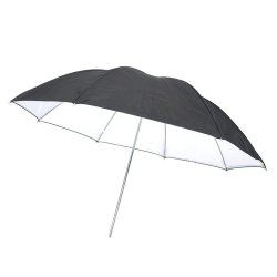 100CM Pro Photographic Umbrella Black silver translucent VSUB-007-100