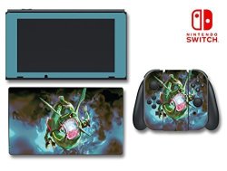 Vinyl Skin Designs Mega Rayquaza Pokemon Omega Ruby Video Game Vinyl Decal Skin Sticker Cover For Nintendo Switch Console System