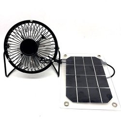 Monocrystallin Solar Fan For Home Cooling Ventilation Little Cooling System