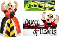 Disney Villains Exclusive Pvc Figure Alice In Wonderland - Queen Of Hearts