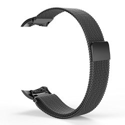 Samsung Gear FIT2 Watch Band Moko Milanese Loop Stainless Steel Bracelet Smart Watch Strap + Connector For Gear Fit 2 SM-R360 Smart Watch