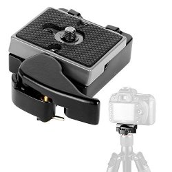 Waao Black Camera 323 Quick Release Plate With Special Adapter 200PL-14 Use For Manfrotto 323 Tripod Monopod Dslr Cameras New Version