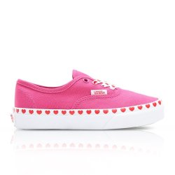 Vans Kids Authentic Pink white Sneaker
