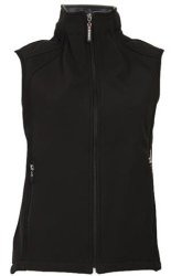 Swagg Ladies Sleeveless Softshell Rainwear - Black Size: XL