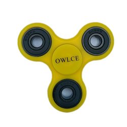 Fidget Spinner Toys Hand High Sped With Premium Hybrid Ceramic Bearing Ultra Durable Spinning Fast Finger Toy For Add Adhd Adult Children Yellow