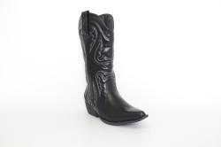 Savoy Cowboy Boot In Black