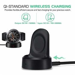 Roysberry Wireless Charger Compatible With Samsung Galaxy Watch Portable Wireless Fast Charging Power Source Charger