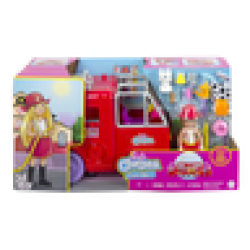 Chelsea Fire Truck Vehicle With Chelsea Doll And 15+ Storytelling Accessories