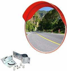 Mirror Outdoor Traffic Wide-angle Lens Driveway Alley Garage Hospital Wide Angle Mirror Car Park Traffic Security Mirrors Blind Spot Mirrors 45CM
