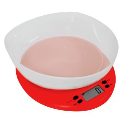 Kitchen Scale Bowl Fresco Red CKSP01