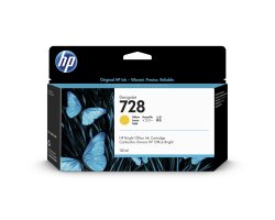 HP 728 130-ML Yellow Designjet Ink Cartridge