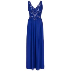 Quiz Royal Blue Chiffon Sequin Maxi Dress